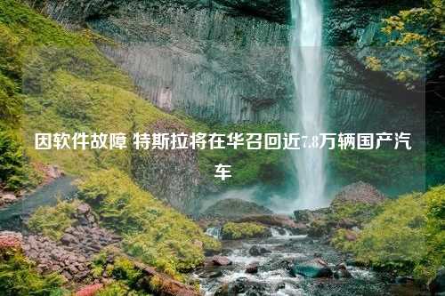 因软件故障 特斯拉将在华召回近7.8万辆国产汽车